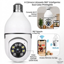 Câmera Lâmpada de Segurança Wi-Fi - Vision Lux 360°