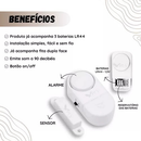 Kit C/02 Alarmes Contra Invasão Residencial Sonoro Porta Janela