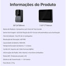 Câmera de campainha de vídeo sem fio com tela de aldrava de porta bidirecional infravermelha versão noturna em casa