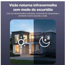 Câmera de campainha de vídeo sem fio com tela de aldrava de porta bidirecional infravermelha versão noturna em casa