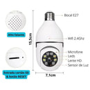 Câmera Lâmpada de Segurança Wi-Fi - Vision Lux 360°